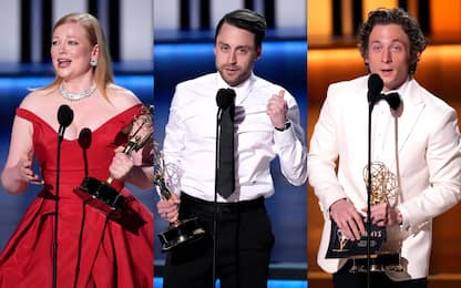 Emmy Awards, i vincitori: da Kieran Culkin a Jeremy Allen White. FOTO