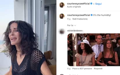 Friends, Courteney Cox omaggia il personaggio di Monica su Instagram
