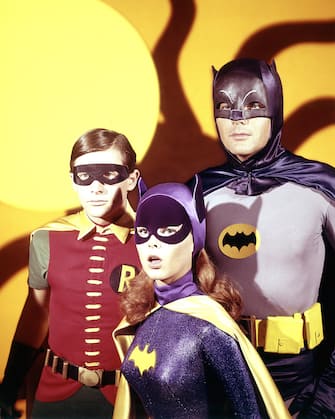 BATMAN - "Adam West & Burt Ward Gallery" - Shoot date in 1966. (Photo by ABC Photo Archives/Disney General Entertainment Content via Getty Images) BURT WARD;YVONNE CRAIG;ADAM WEST
