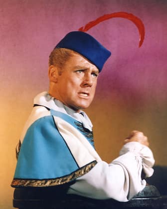American actor Van Johnson (1916 - 2008) as The Minstrel in the television series 'Batman', 1966.  (Photo by Silver Screen Collection/Getty Images)
