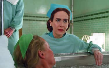 USA. Sarah Paulson as Nurse Mildred Ratched  in the ©Netflix new series: Ratched (2020).
Plot: A young nurse at a mental institution becomes jaded, bitter and a downright monster to her patients. 
Ref: LMK106-J6714-050820
Supplied by LMKMEDIA. Editorial Only.
Landmark Media is not the copyright owner of these Film or TV stills but provides a service only for recognised Media outlets. pictures@lmkmedia.com (Supplied by LMK / IPA/Fotogramma, nessuno - 2020-08-05) p.s. la foto e' utilizzabile nel rispetto del contesto in cui e' stata scattata, e senza intento diffamatorio del decoro delle persone rappresentate