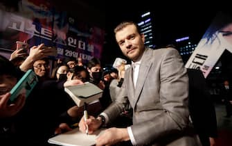 SEOUL, SOUTH KOREA - MARCH 17:  Pilou Asbaek attends the Korean Red Carpet Fan Event of the Paramount Pictures release "Ghost In The Shell" at Lotte World Tower Mall on March 17, 2017 in Seoul, South Korea.  (Photo by Woohae Cho/Getty Images for Paramount Pictures)