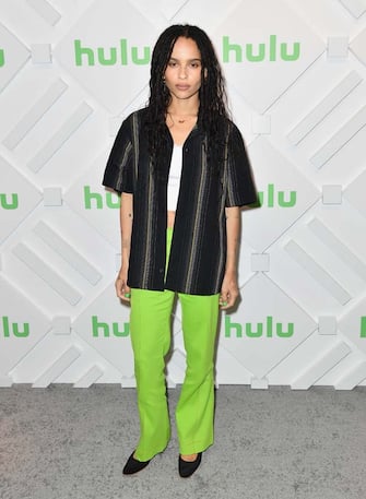 Zoe Kravitz attends the 2019 Hulu annual Upfront Presentation at Scarpetta on May 1, 2019, in New York City. (Photo by Angela Weiss / AFP)        (Photo credit should read ANGELA WEISS/AFP via Getty Images)
