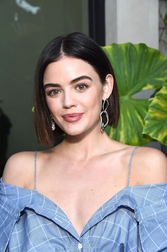 WEST HOLLYWOOD, CA - JULY 25:  Lucy Hale attends the Jonathan Simkhai opens new retail store and brand headquarters In Los Angeles event at Jonathan Simkhai on July 25, 2018 in West Hollywood, California.  (Photo by Araya Diaz/Getty Images)