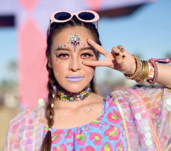 INDIO, CA - APRIL 22:  Festivalgoer attends day 2 of the 2017 Coachella Valley Music & Arts Festival (Weekend 2) at the Empire Polo Club on April 22, 2017 in Indio, California.  (Photo by Emma McIntyre/Getty Images for Coachella)