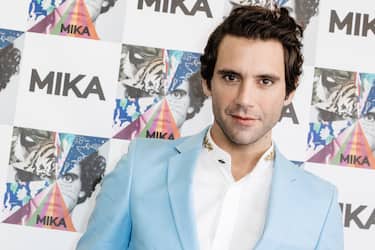 MILAN, ITALY - OCTOBER 03: Singer and showman Mika attends the presentation of Mika new album "My Name is Michael Holbrook" on October 03, 2019 in Milan, Italy. (Photo by Rosdiana Ciaravolo/Getty Images)
