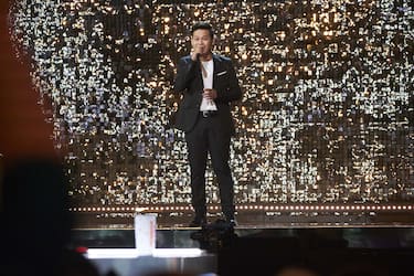 AMERICA'S GOT TALENT: THE CHAMPIONS -- "The Champions Semi Finals" Episode 205 -- Pictured: Marcelito Pomoy -- (Photo by: Tina Thorpe/NBC)