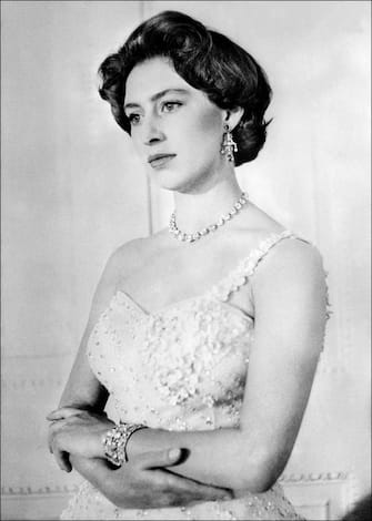 LONDON, UNITED KINGDOM - AUGUST 21:  Picture dated 1956 of British Princess Margaret, Queen Elisabeth's sister, during her 26th birthday.  (Photo credit should read STF/AFP via Getty Images)