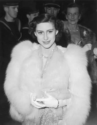 Picture Shows: Princess Margaret Princess Margaret attending a film premiere in Leicester Square.