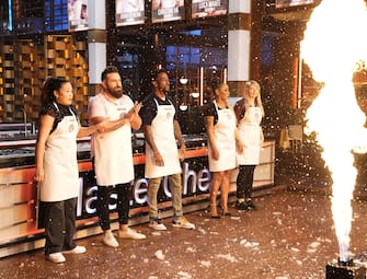 MASTERCHEF: Contestants in the special 2-hour ”Semi Final / Finale Pt. 1” episode of MASTERCHEF airing Wednesday, Sep. 7 (8:00-10:00 PM ET/PT) on FOX. © 2022 FOX MEDIA LLC. CR: FOX.