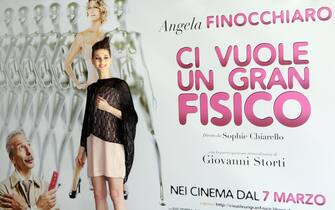 La cantante Antonella Lo Coco durante la presentazione del film 'Ci vuole un Gran Fisico', Roma, 4 marzo 2013. ANSA/FABIO CAMPANA