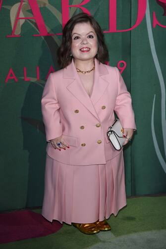 1177109497 MILAN, ITALY - SEPTEMBER 22: Sinead Burke attends the Green Carpet Fashion Awards during the Milan Fashion Week Spring/Summer 2020 on September 22, 2019 in Milan, Italy. (Photo by Stefania D'Alessandro/Getty Images)