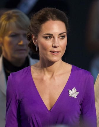 Royal Tour Canada Kate, the Duchess of Cambridge at a Canada Day celebration on Parliament Hill in Ottawa, Canada, Friday, July 1, 2011. (AP Photo/Charlie Riedel)