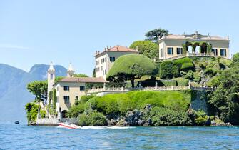 532698628 Lake Como, Italy - scenes from the lake and buildings surrounding it on June 28, 2015 in Italy.