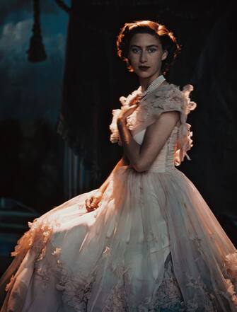 517442596 8/17/1949- Princess Margaret of England. UPI color photo.