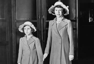 Princess Margaret Rose, left, and Princess Elizabeth arrived at Olympia for a performance of the International Horse Show, June 21, 1939, London, England. Princess Elizabeth is next in line to wear Englands crown. (AP Photo)
