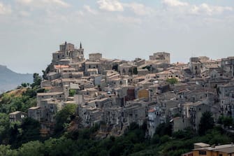 PETRALIA SOPRANA, SICILY, ITALY - 2018/11/27: A view of Petralia Soprana, a small town in Sicily, inserted in the circuit of the most beautiful villages in Italy and winner of the "Borgo dei Borghi 2018" award. (Photo by Igor Petyx/KONTROLAB /LightRocket via Getty Images)
