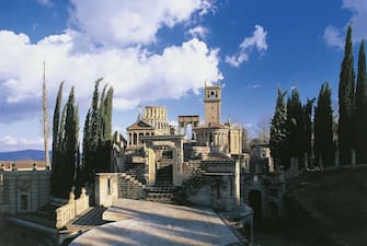 La Scarzuola, ideal city created by the architect Tommaso Buzzi, Montegiove, near Montegabbione, Umbria, Italy, 20th century.