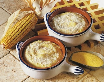494802145 UNSPECIFIED - JANUARY 27: Polenta with melted cheese and butter. (Photo by DeAgostini/Getty Images)