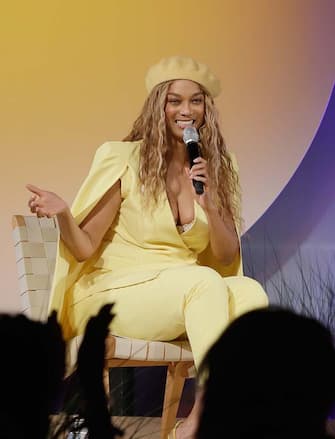 1143047153 MIAMI, FL - MAY 11: Tyra Banks attends the Sports Illustrated Swimsuit On Location Day 2 at Ice Palace on May 11, 2019 in Miami, Florida. (Photo by John Parra/Getty Images for Sports Illustrated)