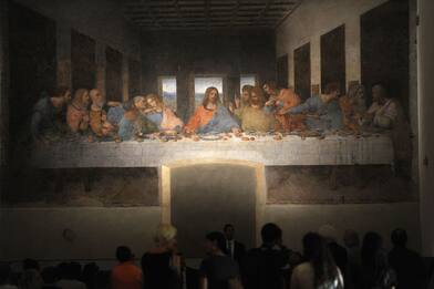 Milano, riapre oggi il Cenacolo di Leonardo da Vinci