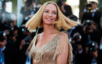 689415782 CANNES, FRANCE - MAY 28: Uma Thurman attends the Closing Ceremony of the 70th annual Cannes Film Festival at Palais des Festivals on May 28, 2017 in Cannes, France. (Photo by Matthias Nareyek/Getty Images)