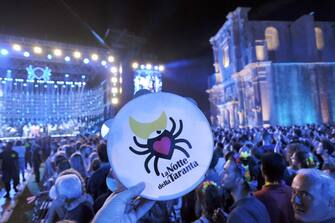 1223269660 MELPIGNANO (SALENTO, APULIA), ITALY - AUGUST 24, 2019:
"La Notte della Taranta", the largest music-popular festival in Europe, takes place every end of august in Melpignano.
(Photo Leonello Bertolucci/Getty Images)