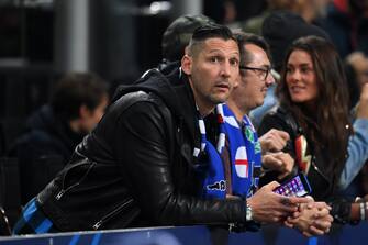 MILAN, ITALY - NOVEMBER 06:  Marco Materazzi looks on prior to the Group B match of the UEFA Champions League between FC Internazionale and FC Barcelona at San Siro Stadium on November 06, 2018 in Milan, Italy. (Photo by Etsuo Hara/Getty Images)