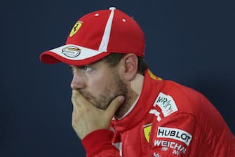 File photo dated 07-07-2018 of Ferrari's Sebastian Vettel. (David Davies / IPA/Fotogramma, Towcester - 2020-05-12) p.s. la foto e' utilizzabile nel rispetto del contesto in cui e' stata scattata, e senza intento diffamatorio del decoro delle persone rappresentate