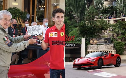 Ferrari, le prime immagini del corto di Lelouch con Leclerc. FOTO
