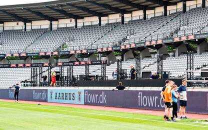 L’Aarhus porta i tifosi allo stadio con Zoom