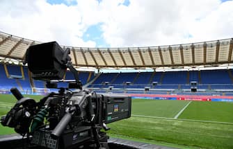 ROME, ITALY - JUNE 16: A general view prior the Coppa Italia Final match between Juventus and SSC Napoli winner at Olimpico Stadium on June 16, 2020 in Rome, Italy. (Photo by Marco Rosi/Getty Images)
