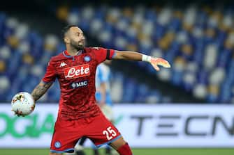 NAPLES - JUNE 13: David Ospina of Napoli during the semi final second match of the Coppa Italia between SCC Napoli and Internazionale on June 13, 2020 in Naples, Italy (Photo by Ciro Santagelo/BSR Agency/Getty Images)