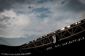 TURIN, ITALY - JUNE 26: Stadium of Juventus during the Italian Serie A   match between Juventus v Lecce at the Allianz Stadium on June 26, 2020 in Turin Italy (Photo by Mattia Ozbot/Soccrates/Getty Images)