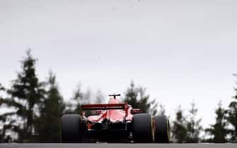 MOTOR RACING epa06974837 German Formula One driver Sebastian Vettel of Scuderia Ferrari in action during the 2018 Formula One Grand Prix of Belgium, at the Spa-Francorchamps race track near Francorchamps, Belgium, 26 August 2018. EPA/VALDRIN XHEMAJ