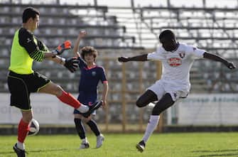Viareggio Cup 2019, Torino vs Norchi Dinamoeli Tbilisi Foto Marco Bucco/LaPresse
11 Marzo 2019 Santa Croce Sull’Arno (PI), Italia
sport
calcio
Torino vs Norchi Dinamoeli Tbilisi - Viareggio Cup 2019 - stadio Masini.
Nella foto: Musa Juwara segna il secondo gol
Photo Marco Bucco/LaPresse
March 11, 2019 Santa Croce Sull’Arno (PI), Italy
sport
Soccer
Torino vs Norchi Dinamoeli Tbilisi - Viareggio Cup 2019 - Masini stadium.
In the pic: Musa Juwara scores the second goal
