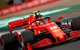 Ferrari's Monegasque driver Charles Leclerc steers his car during the qualifying session for the Formula One Hungarian Grand Prix at the Hungaroring circuit in Mogyorod near Budapest, Hungary, on July 18, 2020. (Photo by Leonhard Foeger / POOL / AFP) (Photo by LEONHARD FOEGER/POOL/AFP via Getty Images)