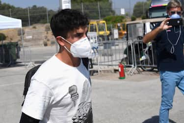 JEREZ DE LA FRONTERA, SPAIN - JULY 23: Marc Marquez of Spain and Repsol Honda Team  arrives on track after the surgery on Tuesday in Barcelona during the MotoGP of Andalucia - Previews at Circuito de Jerez on July 23, 2020 in Jerez de la Frontera, Spain. (Photo by Mirco Lazzari gp/Getty Images)