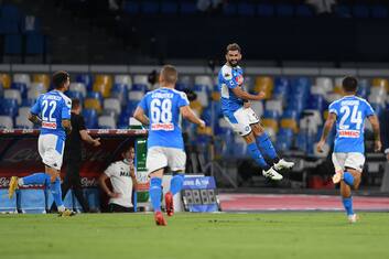 Napoli-Sassuolo 2-0, risutato e marcatori. FOTO