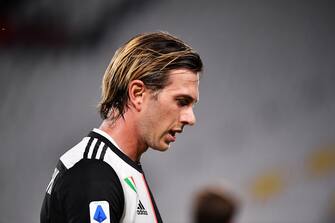 TURIN, ITALY - JULY 26: Federico Bernardeschi of Juventus  during the Italian Serie A   match between Juventus v Sampdoria at the Allianz Stadium on July 26, 2020 in Turin Italy (Photo by Mattia Ozbot/Soccrates/Getty Images)