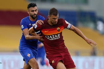 1227790352 during the Serie A match between AS Roma and ACF Fiorentina at Stadio Olimpico on July 26, 2020 in Rome, Italy.