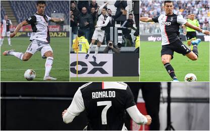 Cristiano Ronaldo, la fotostoria della sua seconda stagione in Serie A