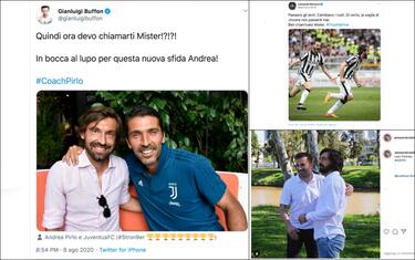 Andrea Pirlo allenatore della Juventus, gli auguri sui social. FOTO