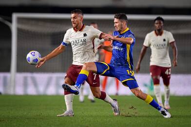 Verona-Roma 0-0, tante emozioni, tre traverse, ma nessun gol
