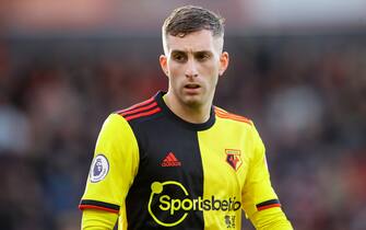 BOURNEMOUTH, ENGLAND - JANUARY 12: Gerard Deulofeu of Watford looks on during the Premier League match between AFC Bournemouth and Watford FC at Vitality Stadium on January 12, 2020 in Bournemouth, United Kingdom. (Photo by Richard Heathcote/Getty Images)