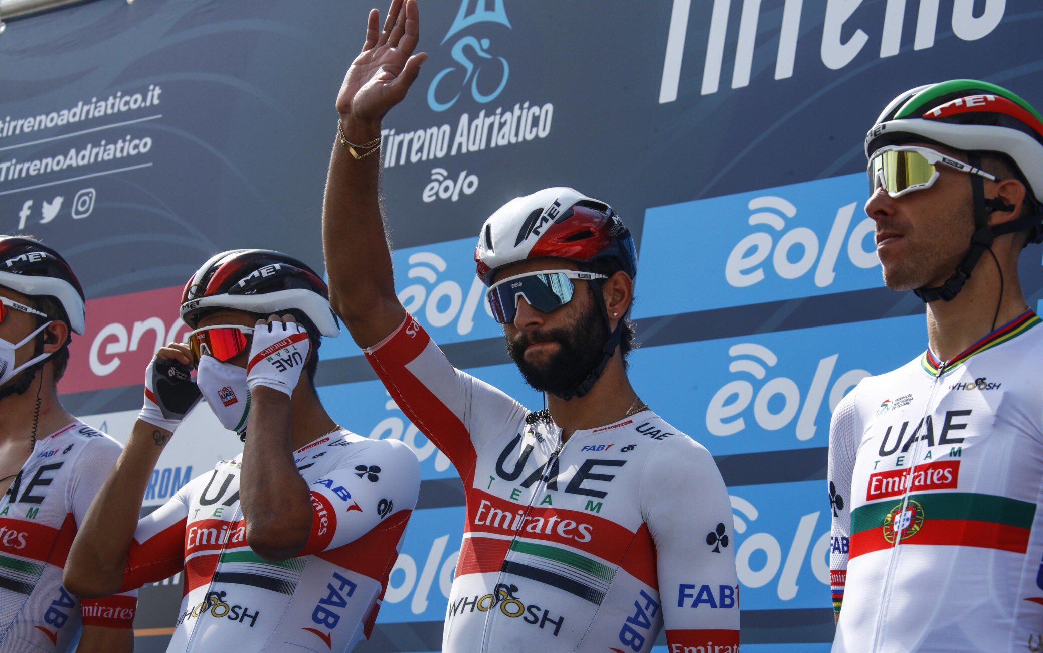 Il ciclista Fernando Gaviria in una foto dello scorso settembre Fernando Gaviria
