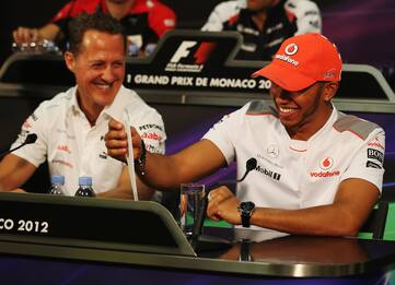 Lewis Hamilton e Michael Schumacher, uguali e diversi