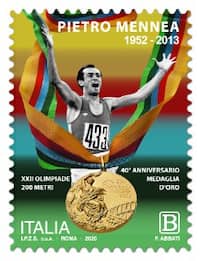 Atletica, un francobollo per Mennea a 40 anni dall'oro di Mosca