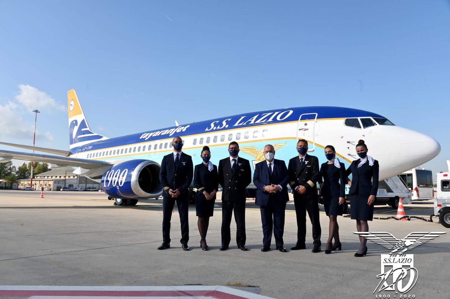 Il nuovo aereo della Lazio - ©Facebook/S.S. Lazio