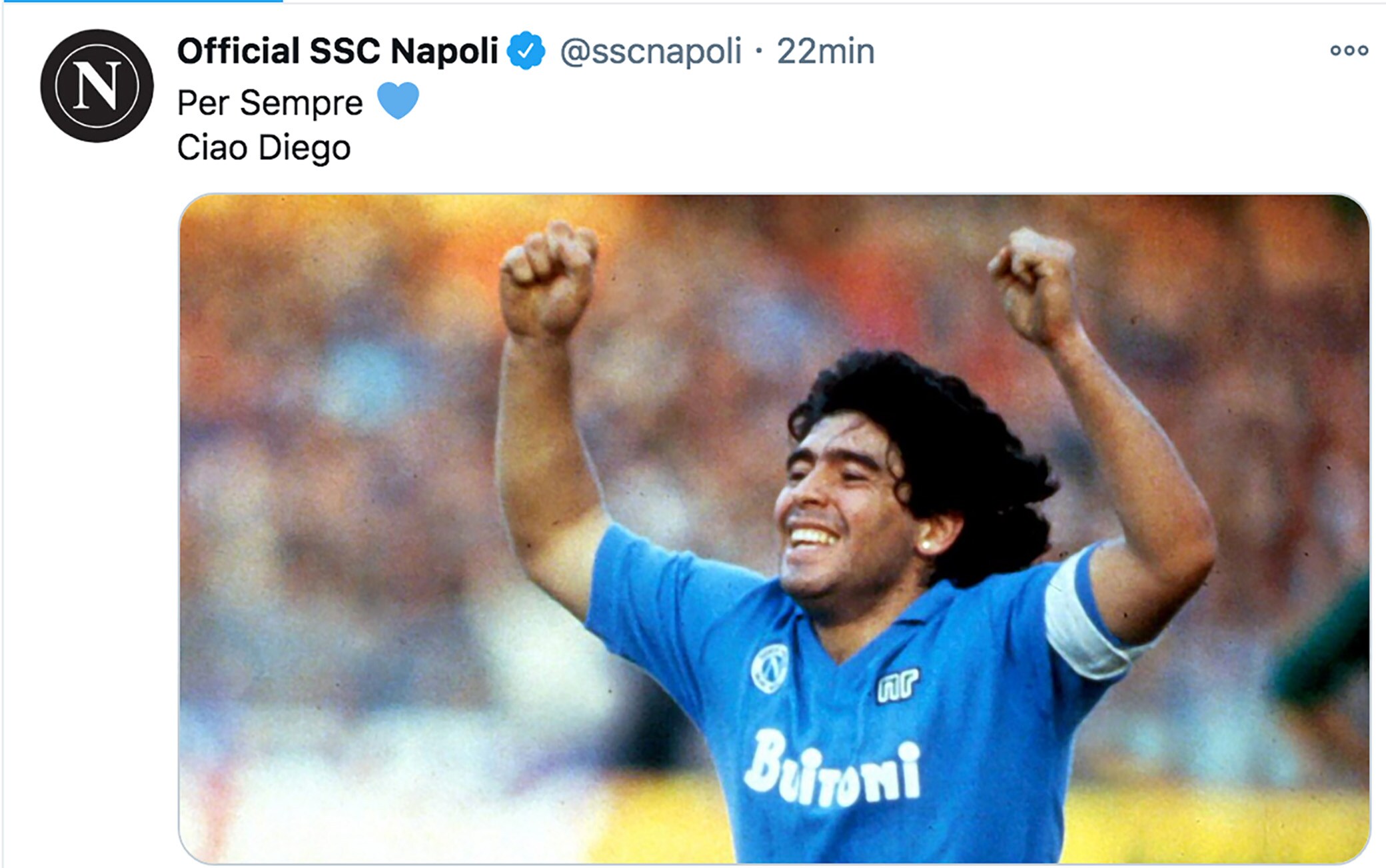 Morto Diego Armando Maradona I Messaggi Di Cordoglio Sui Social